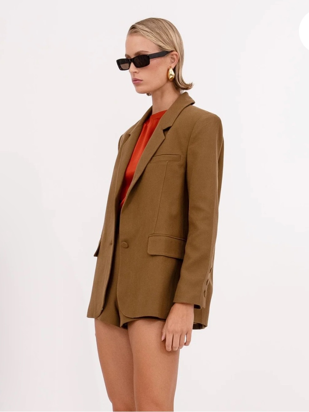 Nonchalant drew blazer and short set